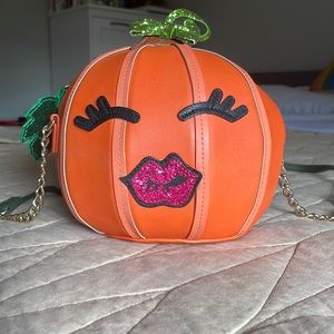 Betsey Johnson- Round Pumpkin purse.